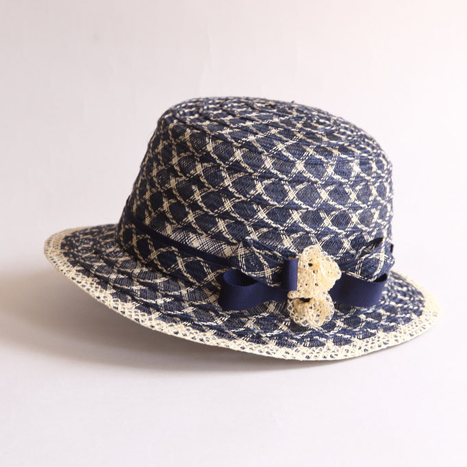 帽子専門教室サロン・ド・シャポー 生徒作品 (1年)  ブレードの帽子