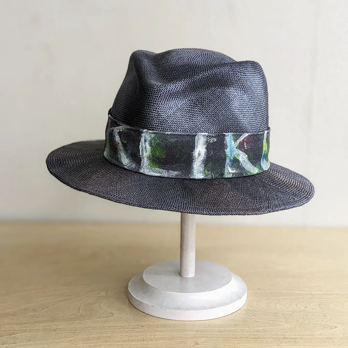 帽子専門教室サロン・ド・シャポー 生徒作品 (1年)  夏帽体の帽子