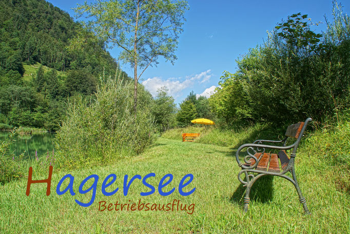 Hagersee im hagertal angeln ohne! ausflug aus bayern