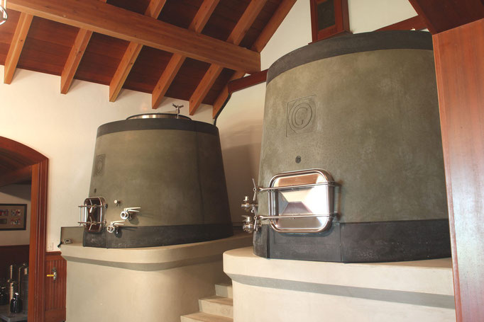 Serbatoi e vasche in cemento per vino da 40 hl