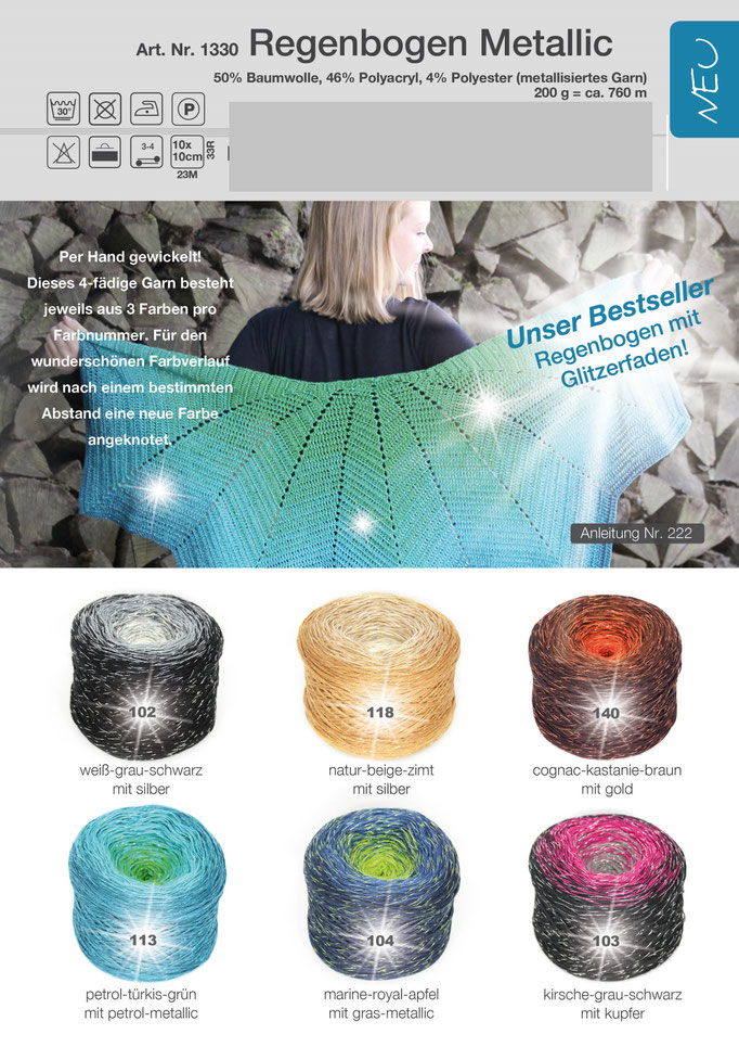 Rellana Regenbogen Metallic