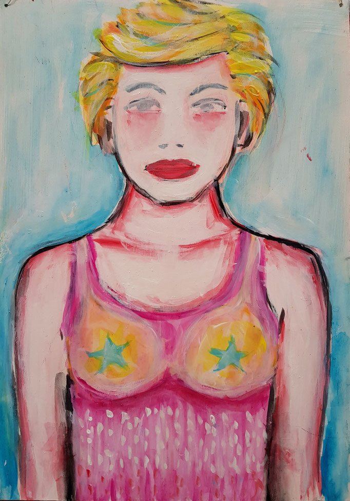 Zirkusstern, Vorlage: Stefanie Schneider, A4