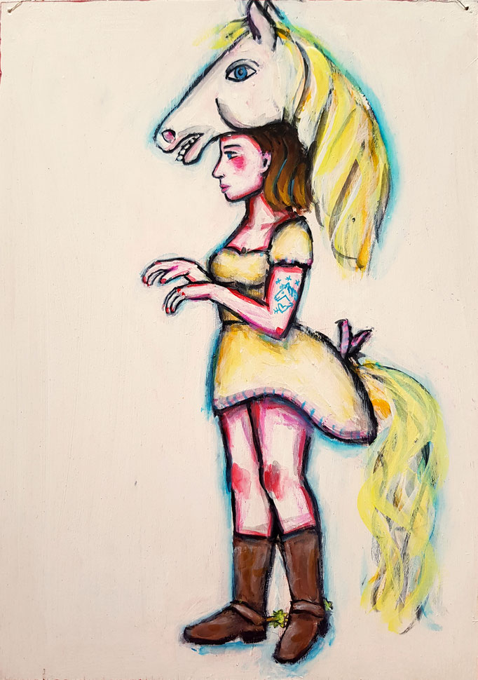 Pferdefrau, A4