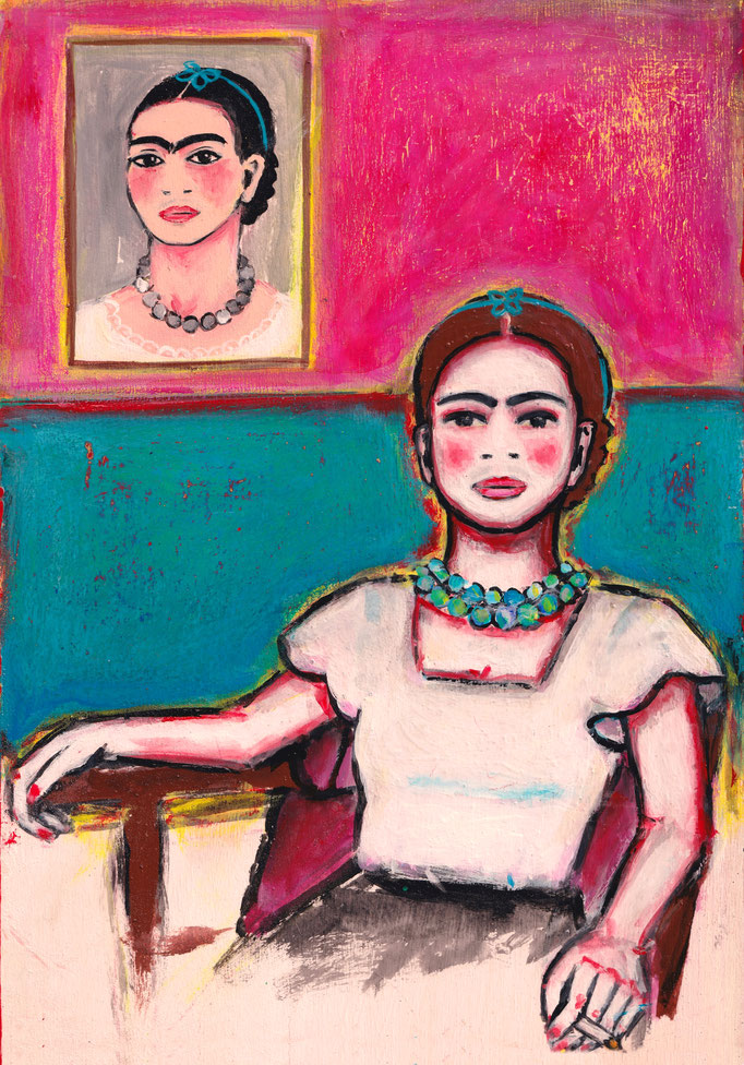 Selfportrait, Vorlage: Frida, 1933, A4