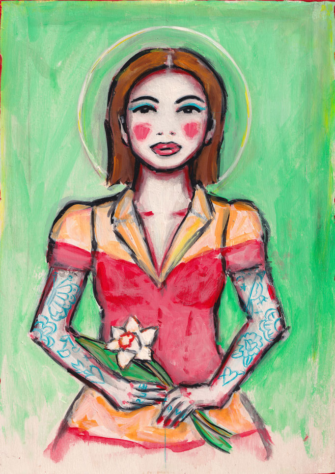 Rotes Kleid, Vorlage: An-Uh-Moya, A4