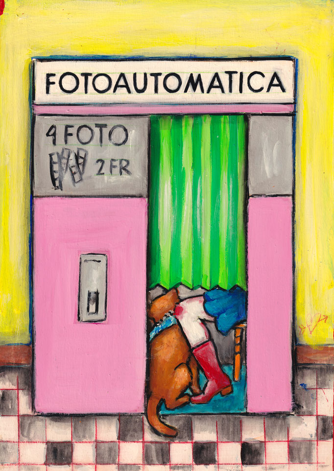Pinke Fotobox, Quelle: Florenz, Matteo Sani, A4