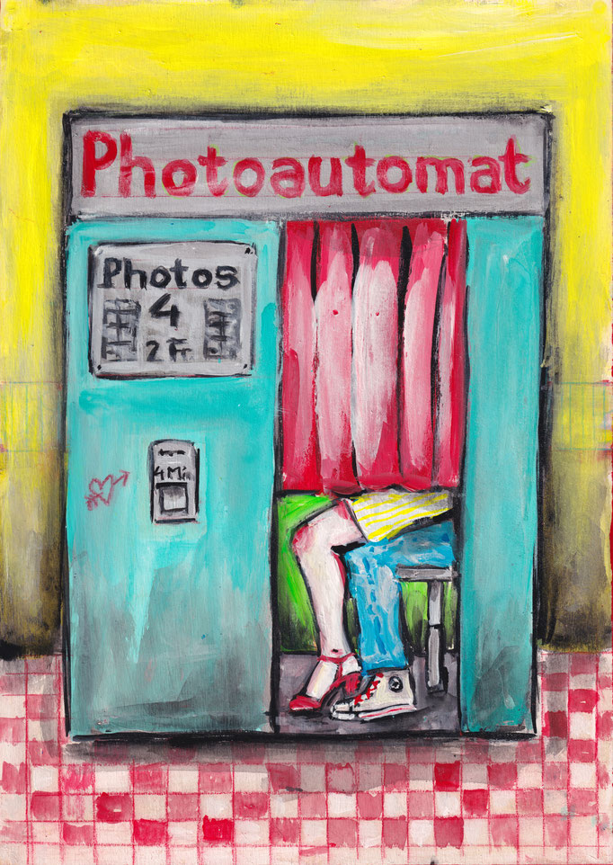Türkis Fotobox, A4
