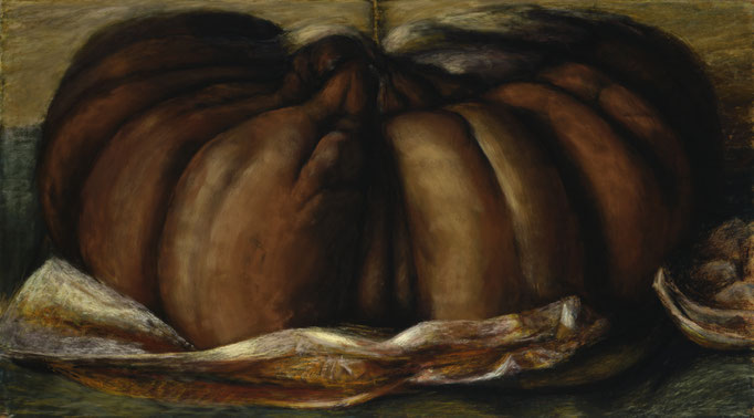 1997. 95 x 171 cm. Pastel sur toile marouflé sur toile.