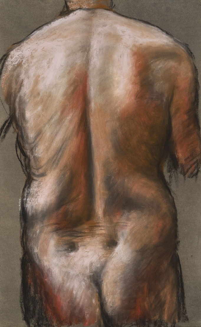 2013. 103 x 64 cm. Pastel sur papier marouflé sur toile.