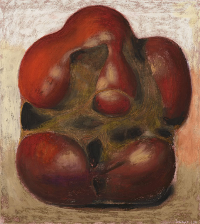 2015. 93 x 83 cm. Pastel sur papier marouflé sur toile.