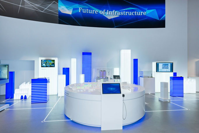 Siemens Messestand, Hannover Messe (2014) // für Teilbereich Ausführungs- und Detailplanung