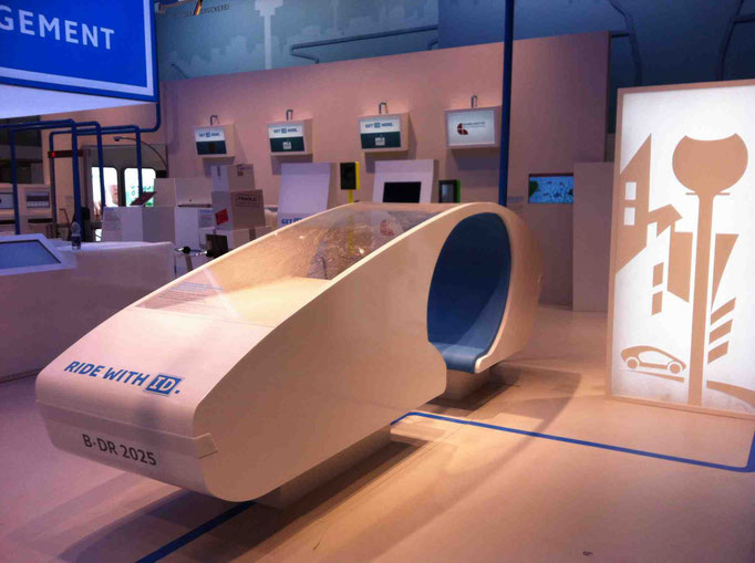 Bundesdruckerei Messestand Cebit, Hannover (2013/2014) // Ausführungsplanung, teilweise Entwurf (2D/3D), Material- und Farbauswahl