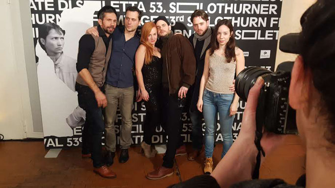 Premiere von STRANGERS in Solothurn mit Robert Baranowski, Nikolai Bosshardt, Wanda Wylowa, Nicolas Batthyany und Lorenz Suter 2018
