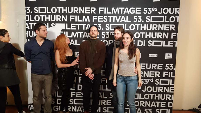 Premiere von STRANGERS in Solothurn mit Nikolai Bosshardt, Wanda Wylowa, Nicolas Batthyany und Lorenz Suter 2018