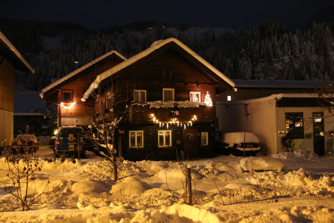 Ferienhaus Peterlhaus bei Nacht