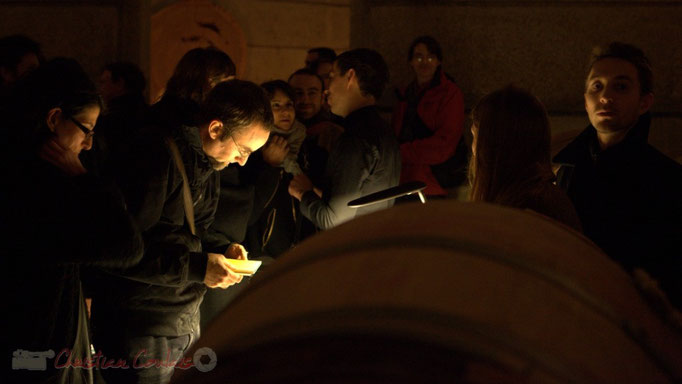 Dégustation. Thibaut Cauvin aux Estivales de musique en Médoc, Château Lafite Rothschild, Pauillac, 15 janvier 2015. Reproduction interdite - Tous droits réservés © Christian Coulais