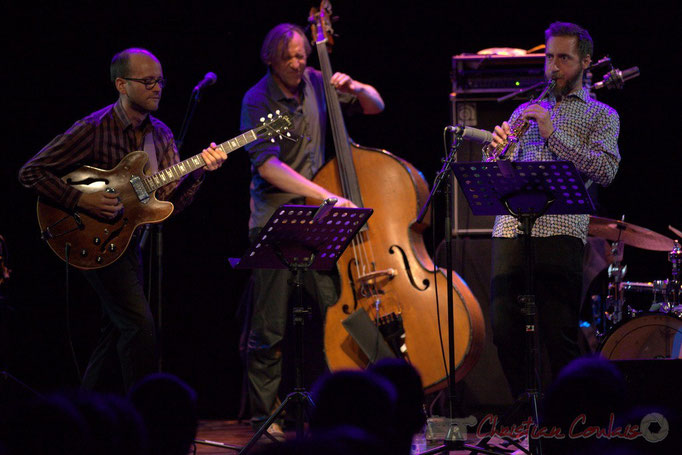 Festival JAZZ360 2015, Pierre Perchaud, Jean-Claude Oleksiak, Christophe Panzani; Jean-Claude Oleksiak Quartet, Cénac. 13/06/2015