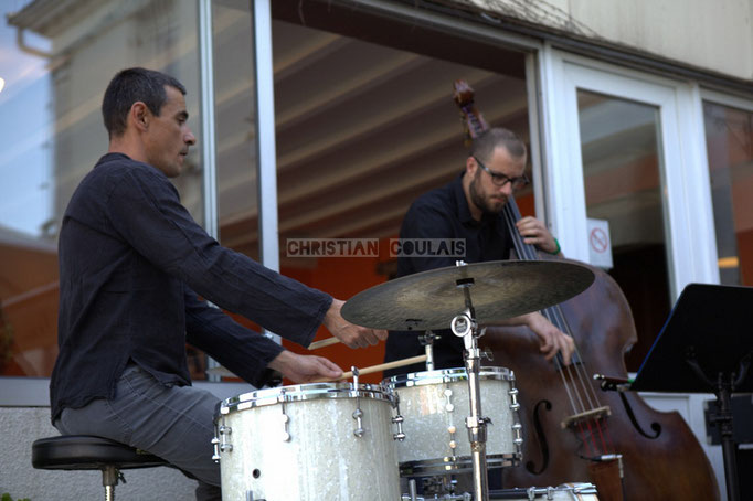 José Vicente Da Silva, Aurélien Gody; Soundscape Trio, Festival JAZZ360 2014, Cénac. 07/06/2014