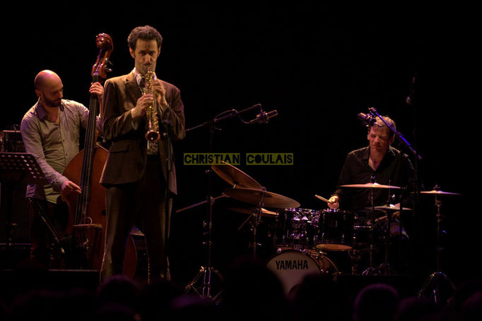 Festival JAZZ360 2014, Mauro Gargano, Christophe Laborde, Louis Moutin; Christophe Laborde Quartet. Cénac, 06/06/2014