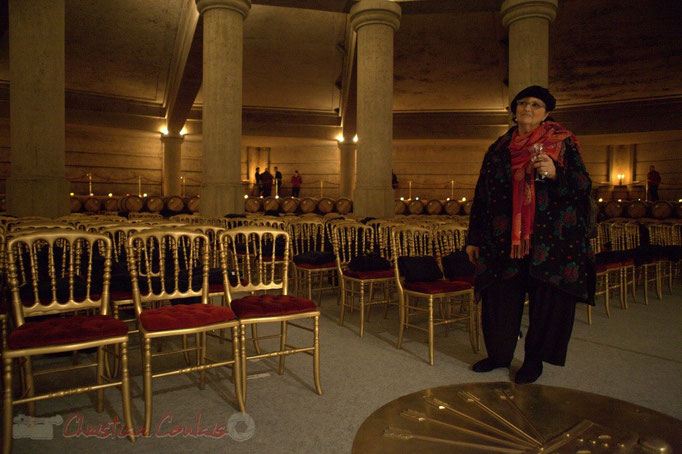 Dégustation. Thibaut Cauvin aux Estivales de musique en Médoc, Château Lafite Rothschild, Pauillac, 15 janvier 2015. Reproduction interdite - Tous droits réservés © Christian Coulais