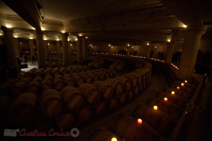 Dégustation. Thibaut Cauvin aux Estivales de musique en Médoc, Château Lafite Rothschild, Pauillac, 15 janvier 2015. Reproduction interdite - Tous droits réservés © Christian Coulais