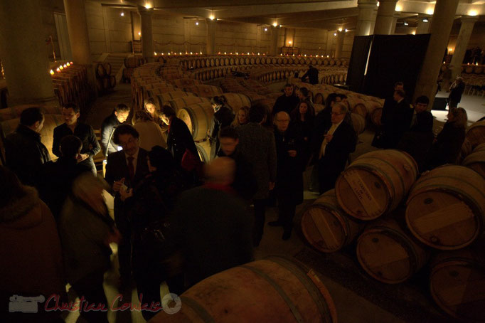 Dégustation. Thibaut Cauvin aux Estivales de musique en Médoc, Château Lafite Rothschild, Pauillac, 15 janvier 2015. Reproduction interdite - Tous droits réservés © Christian Coulais