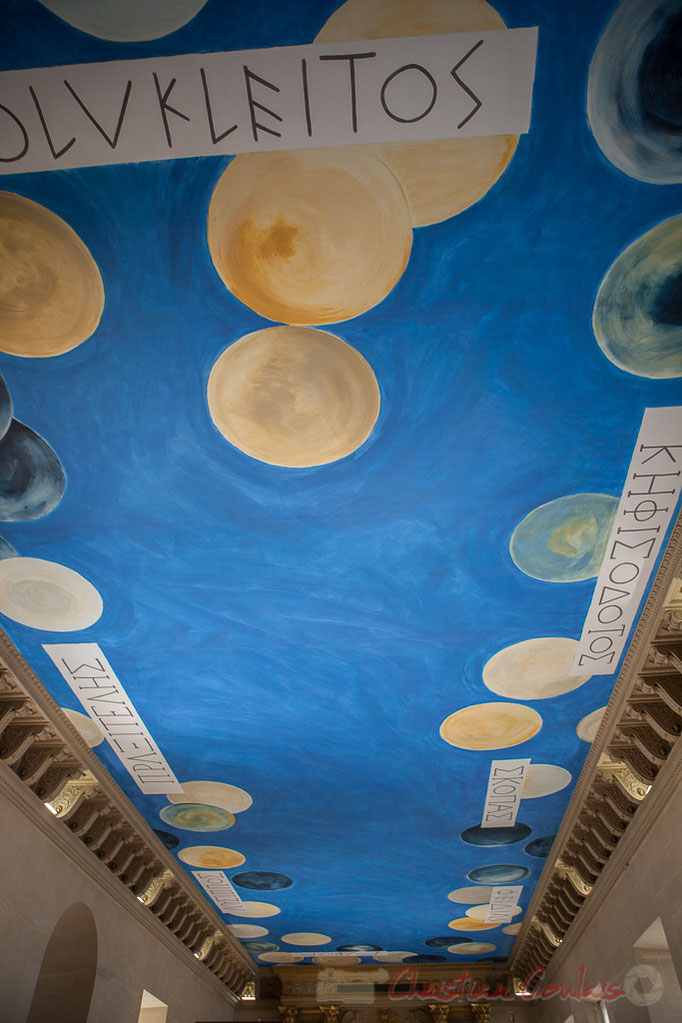 The Ceiling, (2007_2009), Cy Twombly, Département des Antiquités grecques, étrusques et romaines, Musée du Louvre