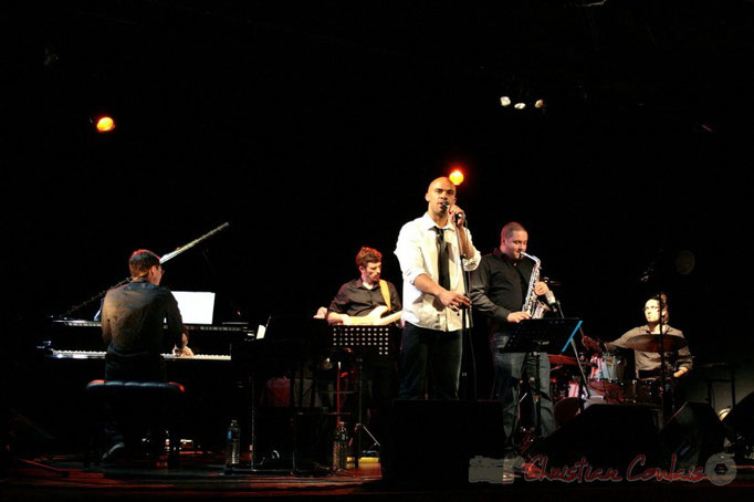 Xavier Duprat, Benoît Lugué, Marco Codjia, Denis Guivarc'h, Vincent Sauve; Fada. Festival JAZZ 2010, Cénac. 14/05/2010