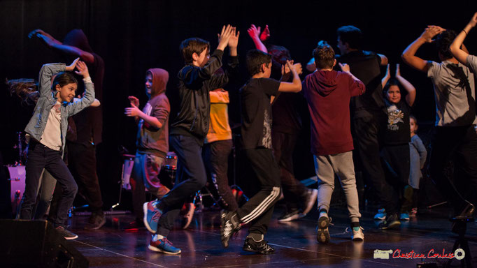 Battle (joute) Hip Hop avec les Petits Rats de saint-Caprais. Soirée organisée par l'AMAC, Cénac. 03/02/2018