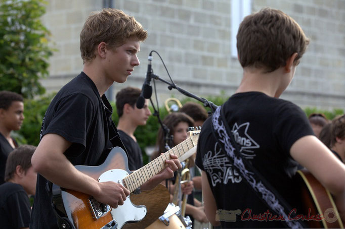 Festival JAZZ360 2015, concert du Big Band du Collège de Monségur, Cénac, 12/06/2015