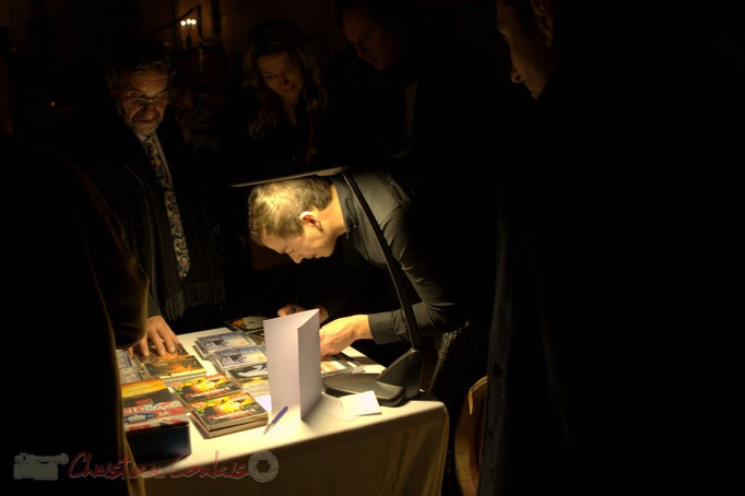 Dégustation. Thibaut Cauvin aux Estivales de musique en Médoc, Château Lafite Rothschild, Pauillac, 15 janvier 2015. Reproduction interdite - Tous droits réservés © Christian Coulais