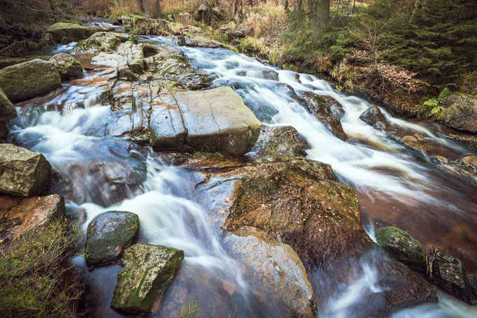 unterer Bodefall im Harz