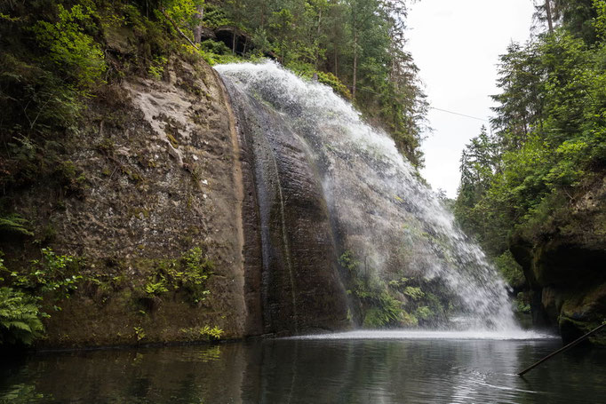 Wasserfall in der Edmundsklamm