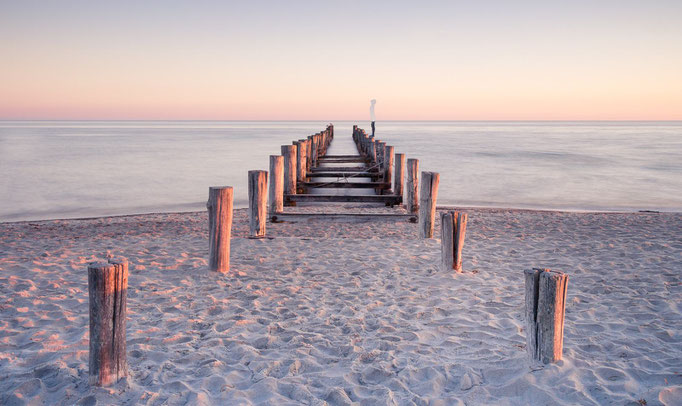 Alte Bootsrampe in Zingst