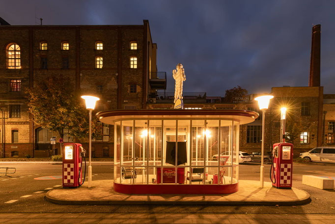 Alte Tankstelle in Frankfurt am Main