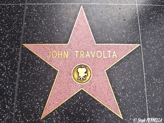 Hollywood Bld, ici l'étoile de John Travolta