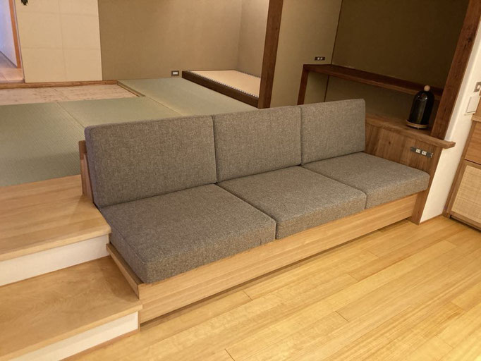 倉敷フィント　様　ソファクッション　製作