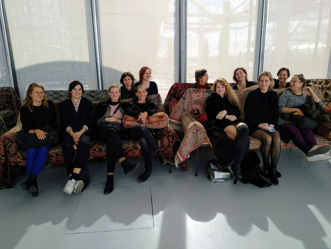 SALOON Exchange at Centre Pompidou with curator Geraldine Gomez, 2018