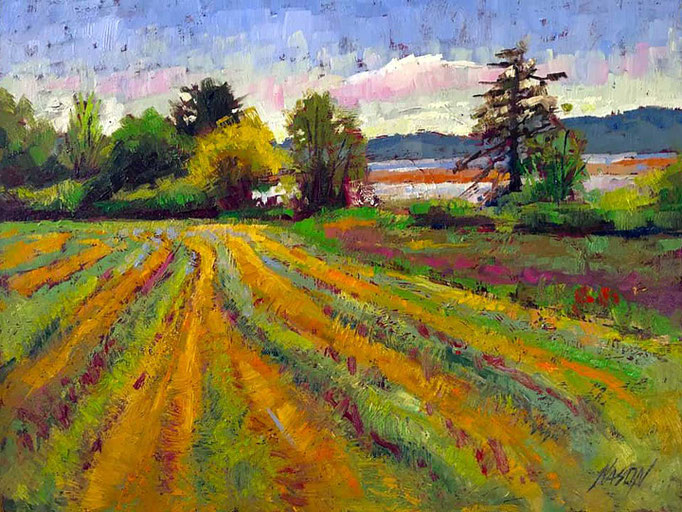 "Bay Grass" • Oil on board • 11" x 14"