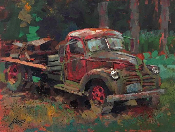 "Seen Better Days" • Oil on board • 11" x 14"
