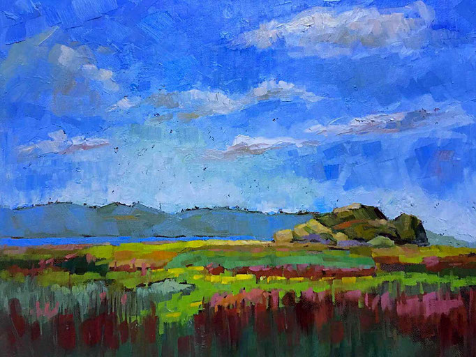 "Craft Island" • Oil on canvas • 16" x 20"
