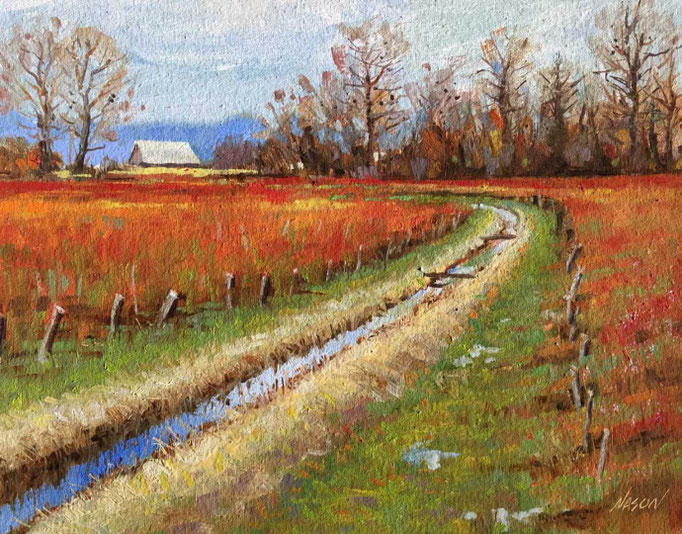 "'Tis the Season" • Oil on board • 11" x 14"