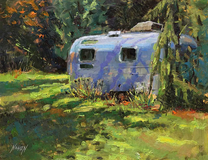 "Airstream" • Oil on board • 11" x 14"