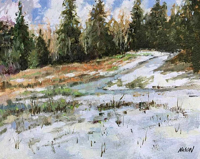 "Winter Solstice" • Oil on board • 11" x 14"