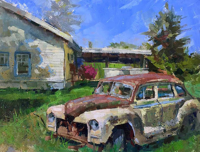 "Seen Better Days" • Oil on board • 11" x 14"