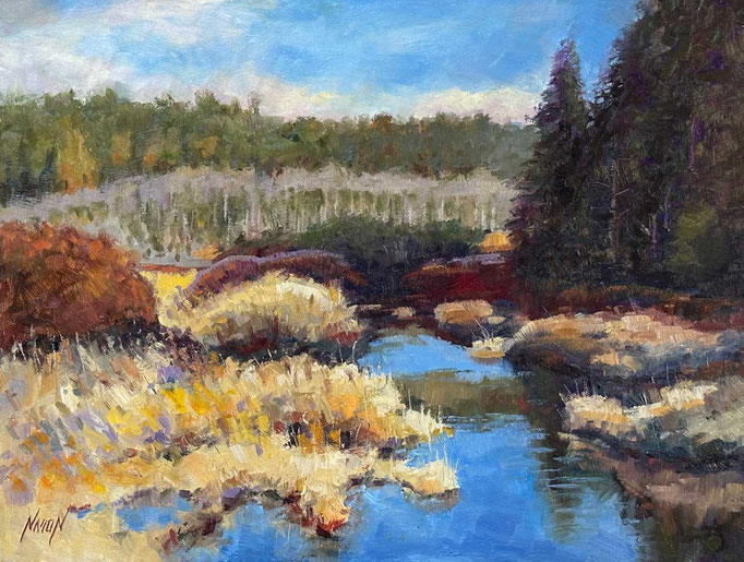 "Chapman Creek" • Oil on board • 14" x 18"