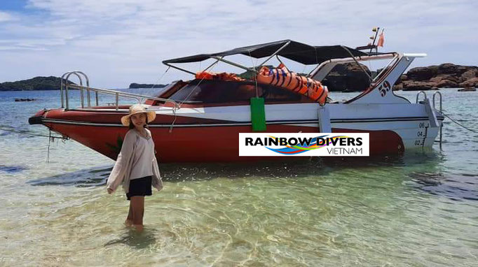 Rainbow Divers Scuba Diving Speed boat image in Phu Quoc Vietnam