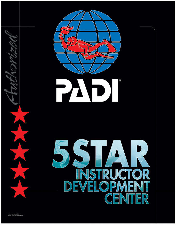 PADI 5 Star IDC Logo | Rainbow Divers Vietnam PADI Dive Center Phu Quoc