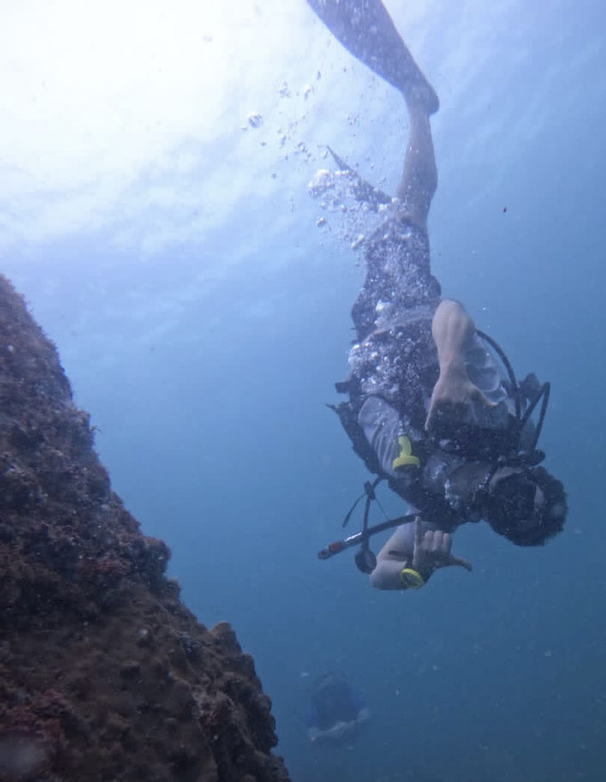 Scuba Diver enjoying some of Phu Quoc corals and marine life | Rainbow Divers Vietnam PADI Dive Center Phu Quoc 