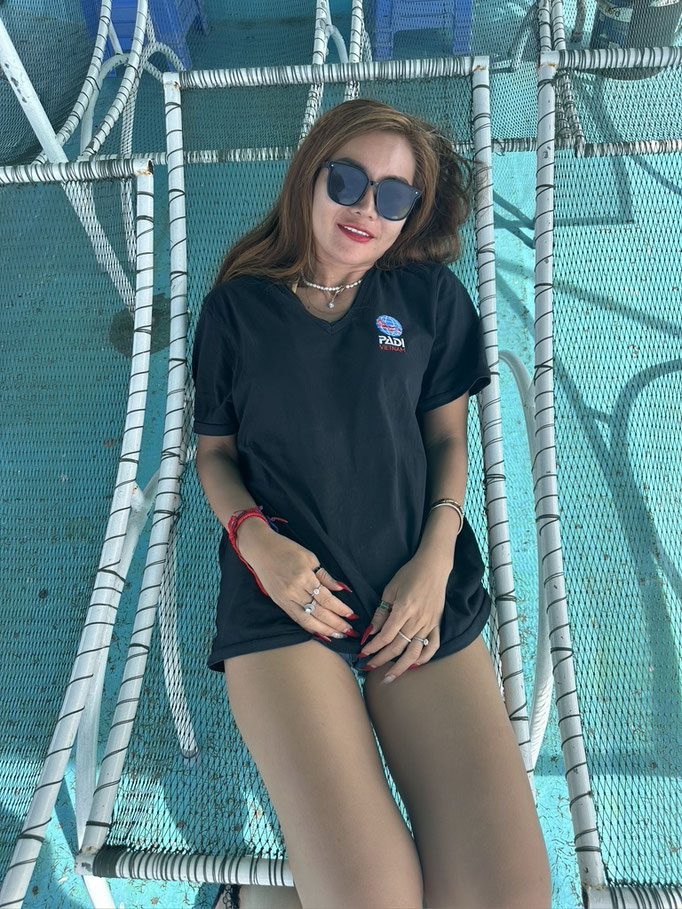 Scuba Diver having a rest on Phu Quoc Scuba Diving Boat | Rainbow Divers Vietnam PADI Dive Center Phu Quoc